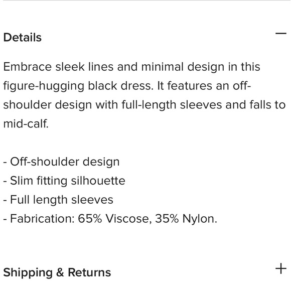 NWOT‼️REVOLVE - BARDOT Off Shoulder Knit Dress in Black (Size M) - Picture 9 of 13